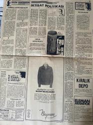 TERCÜMAN GAZETESİ - DOĞUM GÜNÜ HEDİYESİ (TURKISH NEWSPAPPER) - 23 HAZİRAN 1977 - SADECE DÖRT SAYFADIR -Bülent Ecevit-Süleyman Demirel-Ahmet Kabaklı-Rauf Tamer-Züleyha Münif-Oktay Güner-Michel-Schmidt-Brejnev-İdi Amin-Mukbil Özyörük-Ergun Göze-Yasa dışı eylemler kimden gelirse gelsin hukuk devletini karşısında bulacak-Demirel bu hükümetin tasarrufları gayri meşrudur-Ankara’daki çatışmada üç öğrenci yaralandı-Özal Ecevit hükümetine kırmızı oy vereceğini açıkladı-Güvenoyu-AP ve MHP meclis başkanlığı konusunda anlaştılar-Zorbalık iktidardadır-İktisat politikası-666’nın anlamı-Schmidt hükümeti 243’e karşı 253 oyla güvenoyu aldı-Barışı tehdit altında-ABD’de ilk defa eski bakan hapse girdi-Öldüğü söylenen İdi Amin balayında olduğunu açıkladı-İşverenler konfederasyonu açıklama yaptı MESS’i ezdirmeyeceğiz-Avrupa sosyalist olursa özgürlük olmaz-Avrupa Parlamentosu için görüş ayrılığı var-Haydi görelim-Ölüm ve ötesi-CHP’ye muhalefet bir zarurettir-Büyük kuruluşlar ve büyük tasarruf sahipleri için