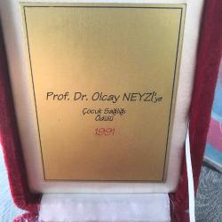 Çocuk vakfı - Çocuk sağlığı ödülü, plaket