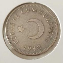 1948 GÜMÜŞ 1 LİRA ORİJİNALDİR ĞĞ2EE2 ÇİLALTI NADİR