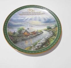 Thomas kinkade tasarım  tabağı