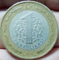 1 LİRA, 2010 ÇÇT düz
