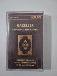GAZELLER 78 Devirli Taş Plak Kayıtları  ( Ottoman Turkish Vocal Improvisations in 78 rpm Records ) KASET  ''Kalan Müzik''  - Ambalajında
