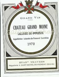 Şarap Etiketi: Lalande De Pomerol, 1970