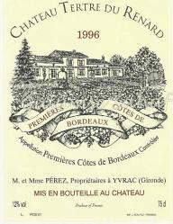 Şarap Etiketi: Bordeaux, 1996