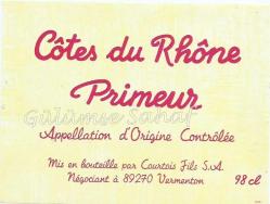 Şarap Etiketi: Cotes du Rhone Primeur