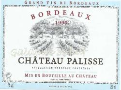 Şarap Etiketi: Bordeaux, 1999