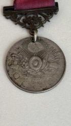 ORJİNAL GÜMÜŞ OEMANLI LİYAKAT MADALYASI