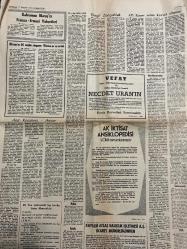 TERCÜMAN GAZETESİ - DOĞUM GÜNÜ HEDİYESİ (TURKISH NEWSPAPPER) - 17 ŞUBAT 1973 - SADECE DÖRT SAYFADIR -Kenan Akın-Suna San-Beşir Atalay-Kemal Ilıcak-Rauf Tamer-Ali Rıza Alp-Şükrü Baban-Necdet Uran-Halit Kıvanç-İslam Çupi-Öcal Uluc-Salih Binay-Rıdvan Uysal-O Şeref Fenerbahçe için Ziya Pele’den bile büyüktür-Temeli Beyazıt attı binayı Pekin yapacak G Saray-Milli takım için ümitli-Yabancı antrenör ihtiyacı bitecek-Feriköy Sivas-Lig dev bir maçla açılıyor-Beşiktaş Göztepe A Gücü Şeker-Lig tahmin krallığı-Haftanın maçları kaç kaç bitecek-İki çetin maç var-Bursa kongreye tek liste getiriyor-Polat’a göre bilimsel yoldan geçecek Türk çalıştırıcılar bütün takımlara hakim olacak-Kolej voleybolcular Çeşme elemek için hazırlanıyor-Spaijc İtalya’yı yenebilirsiniz-Kahraman Maraş’ta Fransız Ermeni vahşetleri-Milli eğitimimizdeki tezatlar-Bilgi ve değişmez ahlak kuralları-Avrupa’nın Amerika hükümeti ve halkı yanında en hararetli avukatı İngiliz başvekili-Anıt komitesi anıtın yazıları değiştirilemez-AP k
