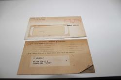 Eastman Kodak Company abonelik formu ve zarfı, 1965 damgalı