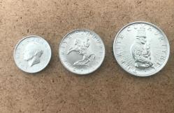 LOT.9 » 1982 CUMHURİYET MADENİ PARALARI ** 1 LİRA - 5 LİRA - 10 LİRA ** ÇİLLLL