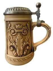 West Germany Damgalı Orman Tavuğu Figürlü Alman Bira Bardağı TANKART