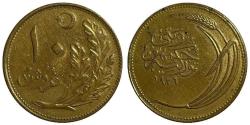 1926 YILI 1.EMİSYON BRONZ 10 KURUŞ ÇİL KONDİSYONDA