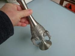 TAYLAND'dan ( Damgalı )  ZİN HANDCRAFT ( EL İŞÇİLİĞİ ) VAZO / KUPA ( FİLLER temalı ) DEKORATİF KOLEKSİYONLUK ÜRÜN -Made THAILAND