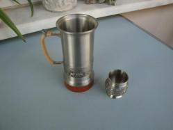 TAYLAND'dan ( Damgalı )  ZİN HANDCRAFT ( EL İŞÇİLİĞİ ) AHŞAP TABANLI KUPA ve MİNİ KADEH ( FİLLER temalı ) DEKORATİF KOLEKSİYONLUK ÜRÜNLER - Made THAILAND