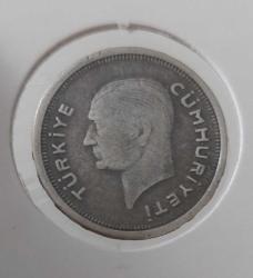 1936 GÜMÜŞ 25 KURUŞ ORİJİNAL NADİR M3PPP2