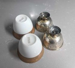 Osmanlı 2 adet Gümüş Zarf Orjinal Kutusunda