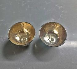 Osmanlı 2 adet Gümüş Zarf Orjinal Kutusunda