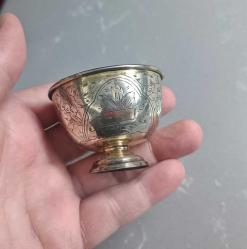 Osmanlı 2 adet Gümüş Zarf Orjinal Kutusunda