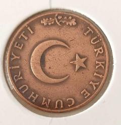 1969 ON 10 KURUŞ BAKIR-BRONZ ALAŞIMI ORİJİNALDİR 2BBB1D NADİR TARİHLİSİ