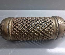 Antika Pirinç Malzemeden Yapılmış Ajurlu Kandil FAS