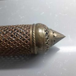 Antika Pirinç Malzemeden Yapılmış Ajurlu Kandil FAS