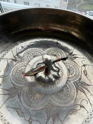 Dövme Bakır Gravürlü Hamam Tası