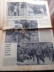 Cumhuriyet Gazetesi - Turkish Newspaper - 3 Mayıs 1977 - 1 Mayıs gösterilerinde ölenlerin sayısı 34'e yükseldi olayla ilgili soruşturma sürüyor Fotoğrafı - polis 399 kişiyi gözaltına aldı - DİSK Başkanı Kemal Türkler faşist ve maucu caniler tam bir işbirliği halinde halka otomatik silahlarla saldırdılar - çeşitli kuruluşlar 1 Mayıs olaylarını CIA yönetiminde bir provokasyon olarak nitelediler - korkulan yazan Altan Öymen - Taksim meydanı'nda yaşanan kanlı olaylardan sonra hastaneler ile morgun önü ana baba gününe dönmüştü - SDP Genel Başkanı Mehmet Ali Aybar'ın açıklaması - kim neden niçin yazan İlhan Selçuk - fütüroloji ve köy değirmeni yazan Fehmi Yavuz - 1 Mayıs alanında kimin nereye kaçtığı belli değildi fotoğraf - yayla yazan Fakir Baykurt Yazı Dizisi - Abdülcanbaz çizen Turhan Selçuk - Bingöl'de CHP'nin güvencesi Kığı ilçesi - seçim anıları yazan Fikret Otyam - aday yoklamalarında sonuçlar belli oldu - satranç finali tam 6 saat 40 dakika sürdü - satrançta Galatasaray lisesi