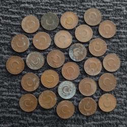 1962–1973 Arası Toplam 27 Adet | Bakır 10 Kuruş