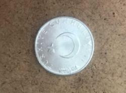 1976 CUMHURİYET MADENİ PARALARI ALÜMİNYUM 10 KURUŞ ÇİLLL