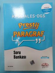 KPSS ALES DGS PRESTİJ PARAGRAF SORU BANKASI