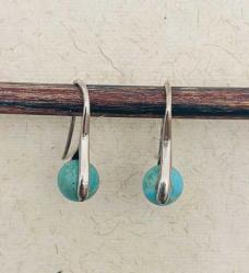 ORİJİNAL DOĞAL FİRUZE KÜPE