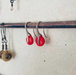 ORİJİNAL DOĞAL MERCAN KÜPE