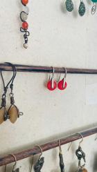 ORİJİNAL DOĞAL MERCAN KÜPE