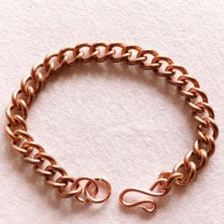 Bay-Bayan Bakır bileklik. 20cm boyunda. 9,5 mm genişliğinde. 35-40 gr ağırlık Model:BLK-005