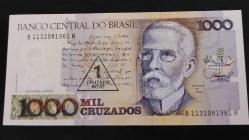 LOT.19 » 1989 YILI BREZİLYA 1000 CRUZADOS on 1 NOVO SÜRSAJLI HİÇ KULLANILMAMIŞTIR.