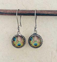 El İşçiliği Özel Tasarım Gümüş Küpe