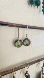 El İşçiliği Özel Tasarım Gümüş Küpe