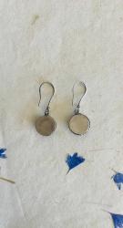 El İşçiliği Özel Tasarım Gümüş Küpe