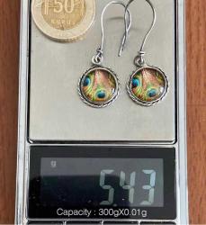 El İşçiliği Özel Tasarım Gümüş Küpe