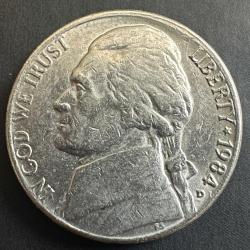 ABD 5 Cent 1984 D. Amerika ( Jefferson Nikeli)