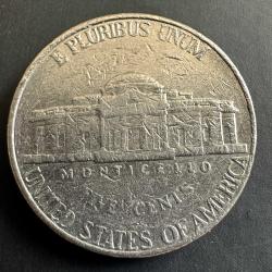 ABD 5 Cent 2000 D. Amerika ( Jefferson Nikeli)