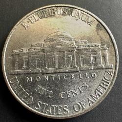 ABD 5 Cent 2000 D. Amerika ( Jefferson Nikeli)