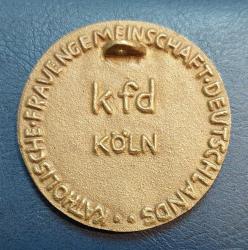 Almanya, Hz. İsa ve Kuyu Başındaki Kadın Temalı Hatıra Madalyon. 