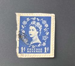 İngiltere Pulu - England Stamp - Postadan Geçmiş Pul Filateli - DAMGALI - KRALİÇE II. ELIZABETH, 1 PARA - YABANCI PULLAR - NOSTALJİK DOĞUM GÜNÜ HEDİYESİ