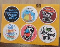Sticker - Ot Dergi Emirhan Perker Çizimli Sticker 6'lı