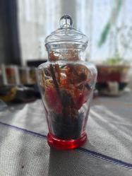 Dekoratif Kuru Çiçekli Vazo - Hediyelik