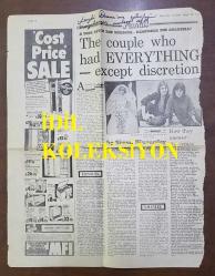 PRENS CHARLES'IN FOTOĞRAFLI DERGİ SAYFASI - A MAGAZINE CLIPPING OF PRINCE CHARLES - 39 x 29 cm EBADINDA - İNGİLİZCE GAZETEDEN, THE COUPLE WHO HAD EVERYTHING EXCEPT DISCRETION