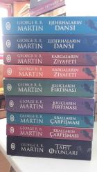 BUZ VE ATEŞİN ŞARKISI 9 Kitap TAKIM / Kralların Çarpışması 1-2-Kılıçların Fırtınası 1-2-Kargaların Ziyafeti 1-2 Ejderhaların Dansı 1-2 Taht Oyunları