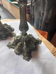 GÜMÜŞ KAPLAMA AVRUPA ŞAMDAN MUMLUK 20 CM BOY