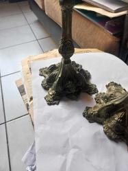 GÜMÜŞ KAPLAMA AVRUPA ŞAMDAN MUMLUK 20 CM BOY